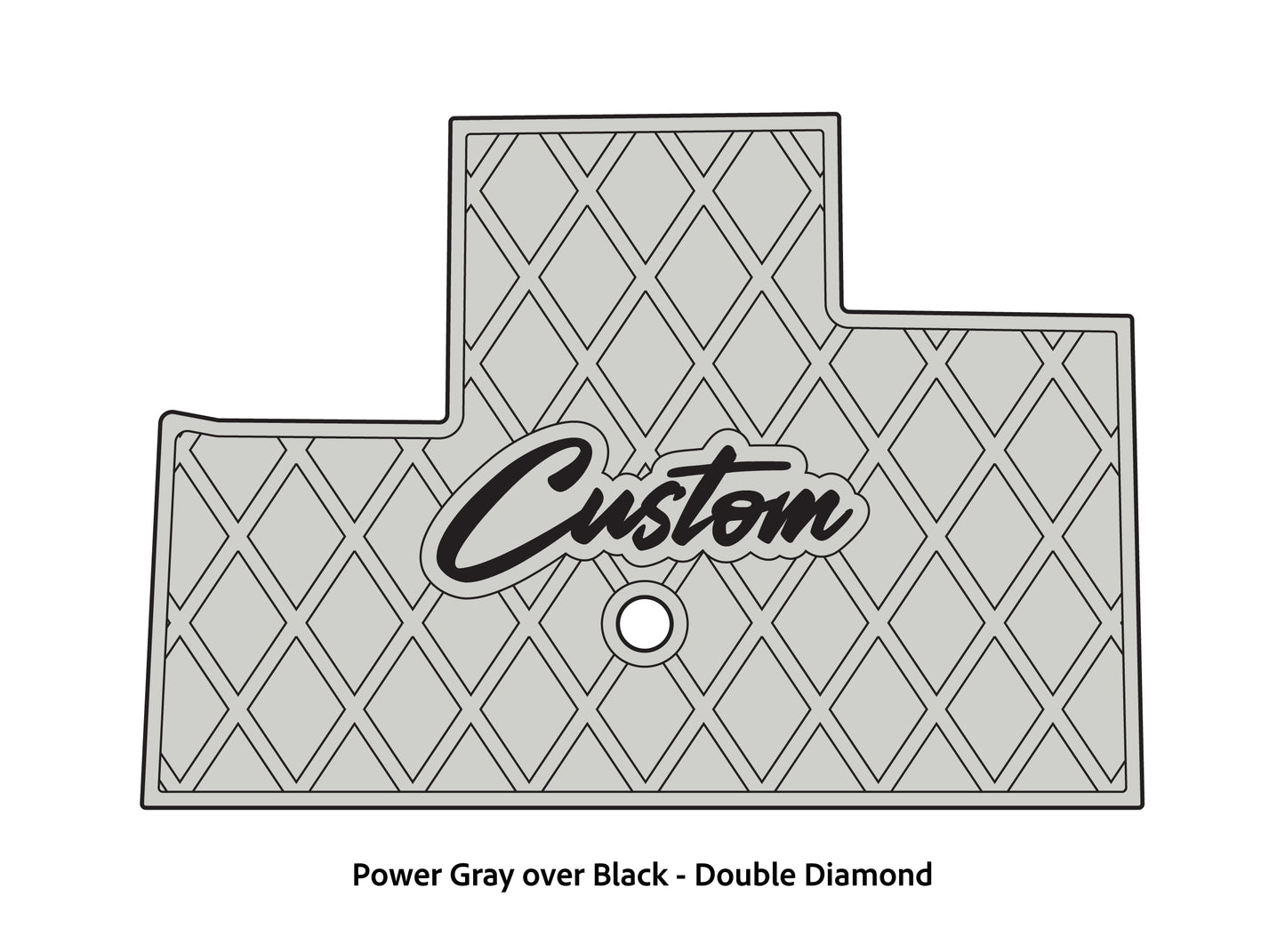 2000-2009 Bass Cat Sabre Eva Foam Cockpit Mat