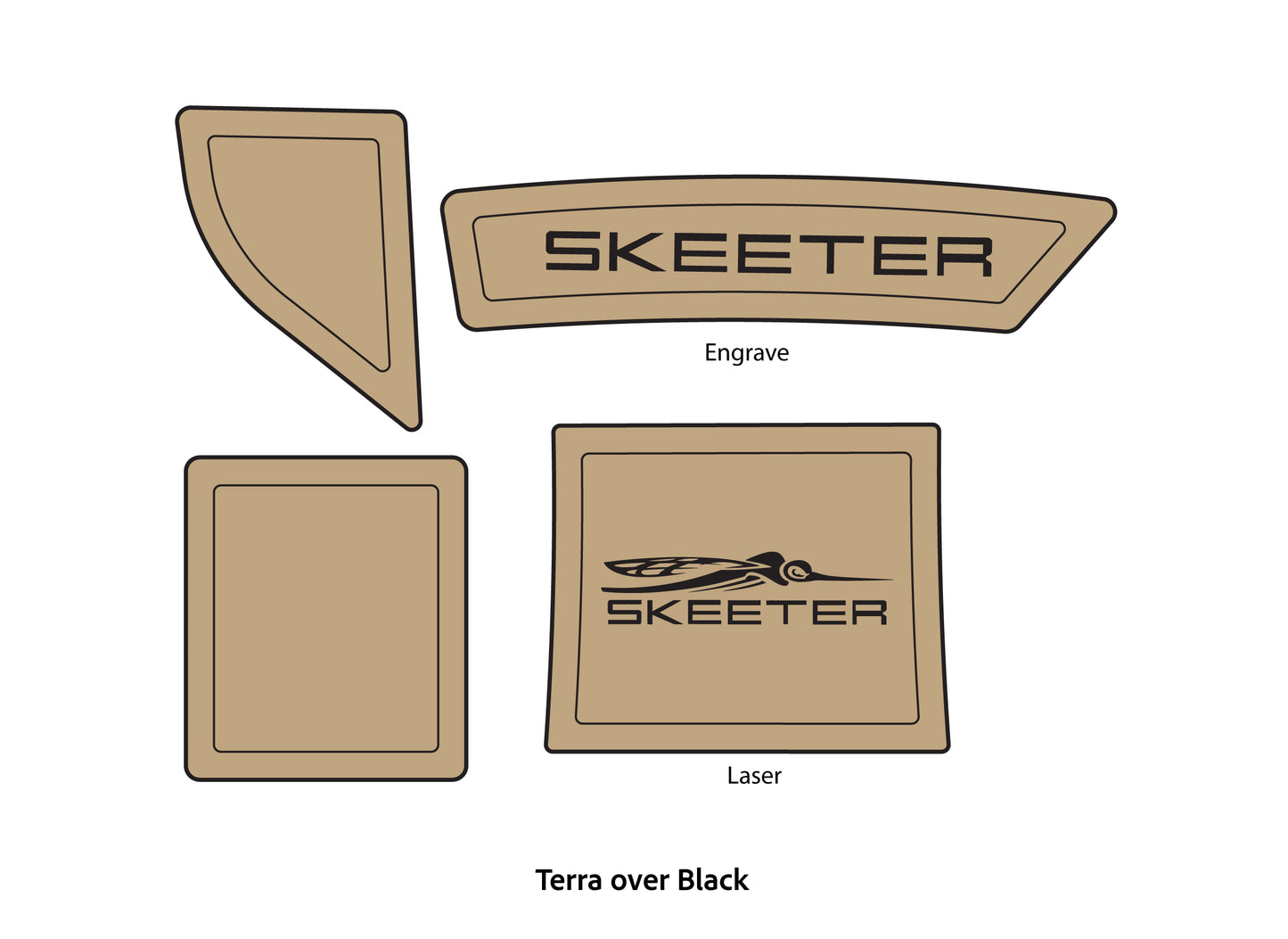 2014 Skeeter TZX195 Accessory Pad Set