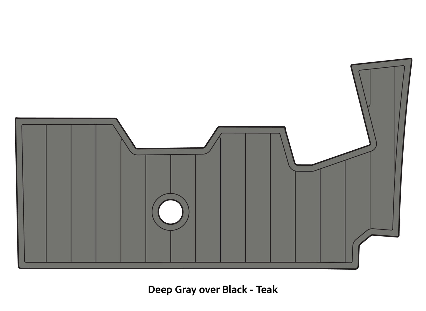 2018 Bass Cat Lynx Eva Foam Cockpit Mat