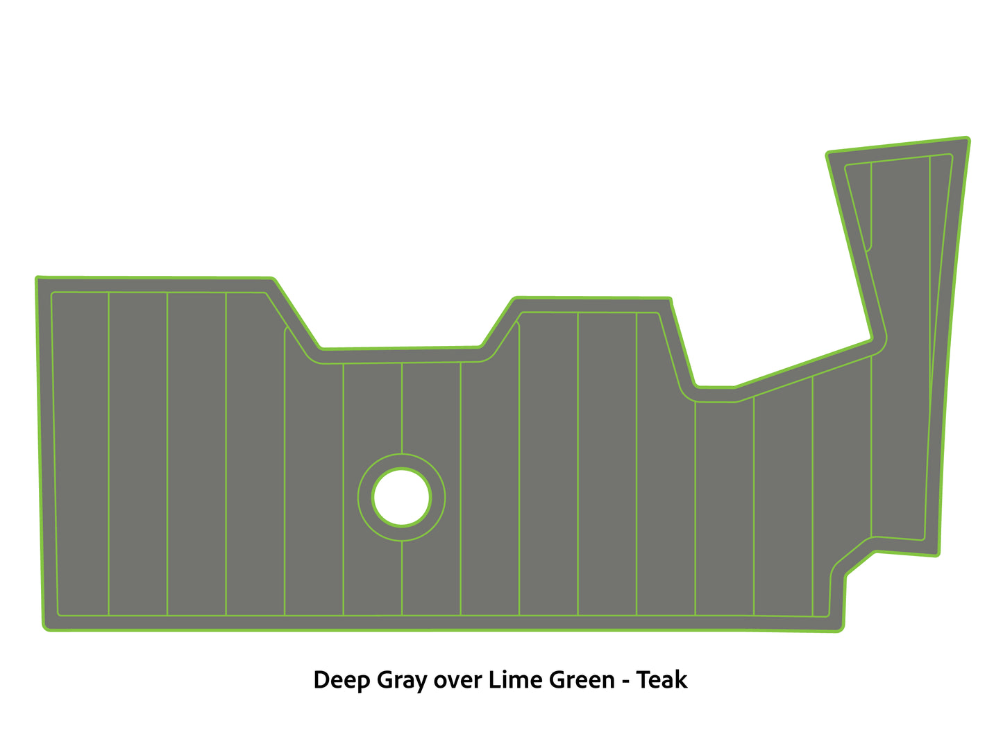 2018 Bass Cat Lynx Eva Foam Cockpit Mat
