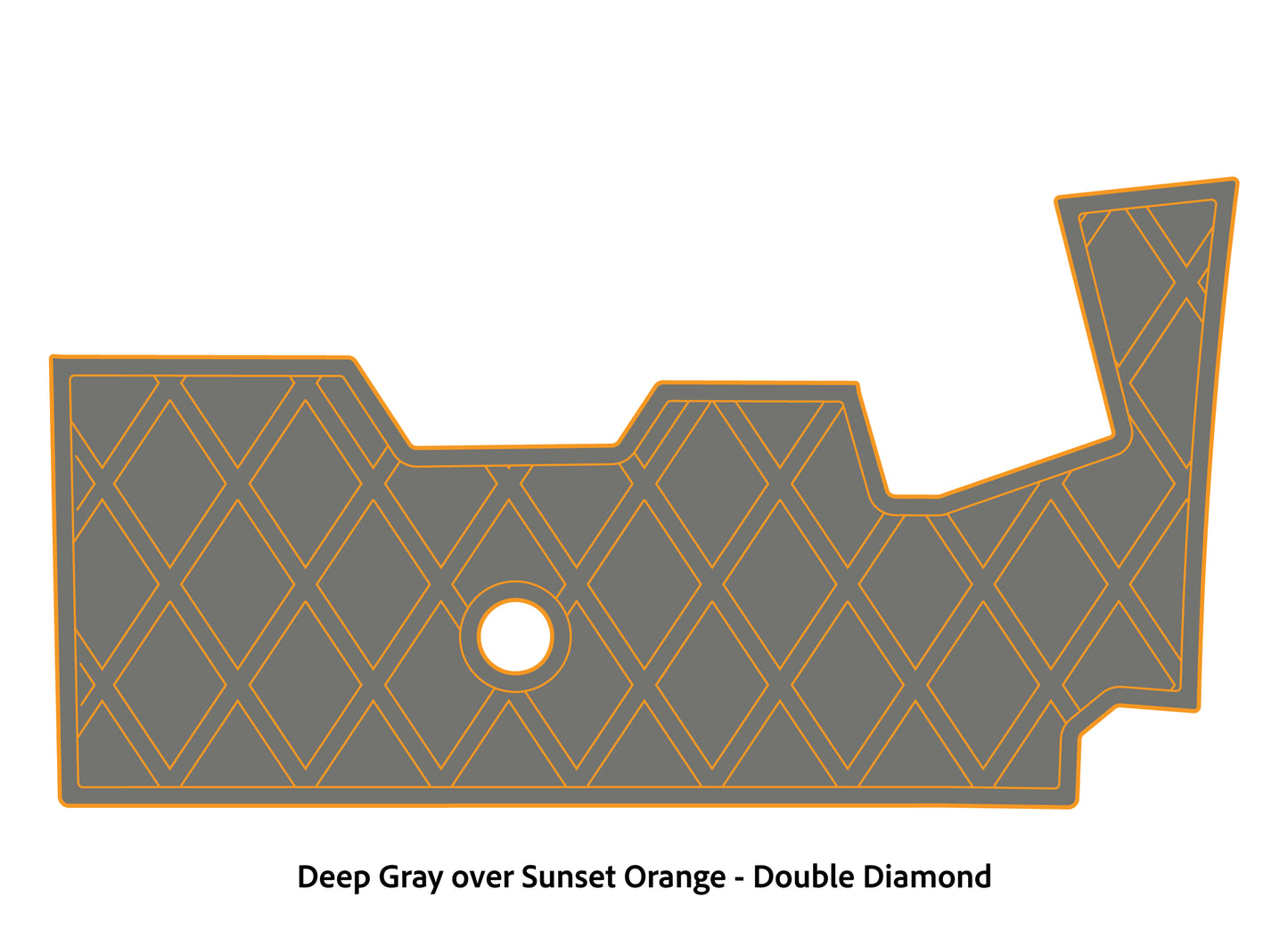 2018 Bass Cat Lynx Eva Foam Cockpit Mat