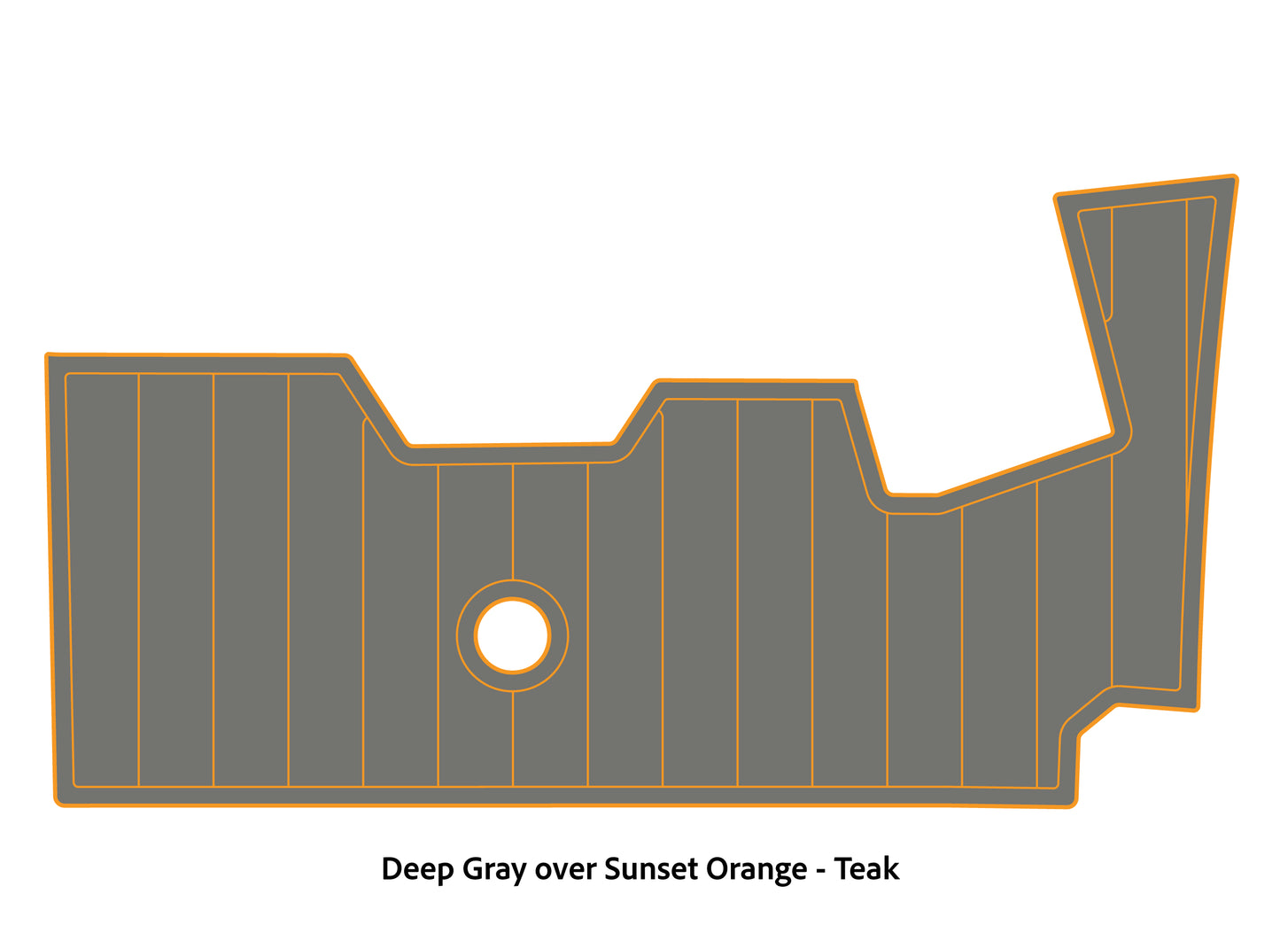 2018 Bass Cat Lynx Eva Foam Cockpit Mat