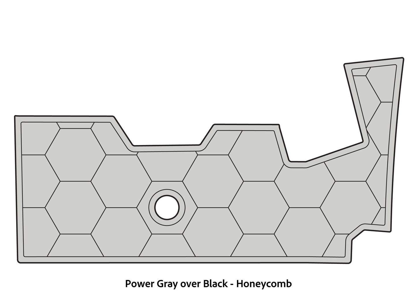 2018 Bass Cat Lynx Eva Foam Cockpit Mat