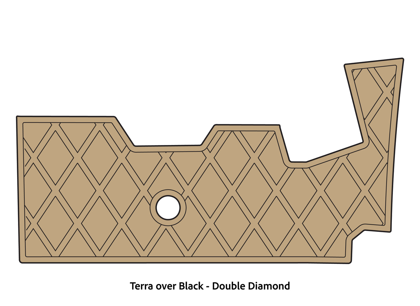 2018 Bass Cat Lynx Eva Foam Cockpit Mat