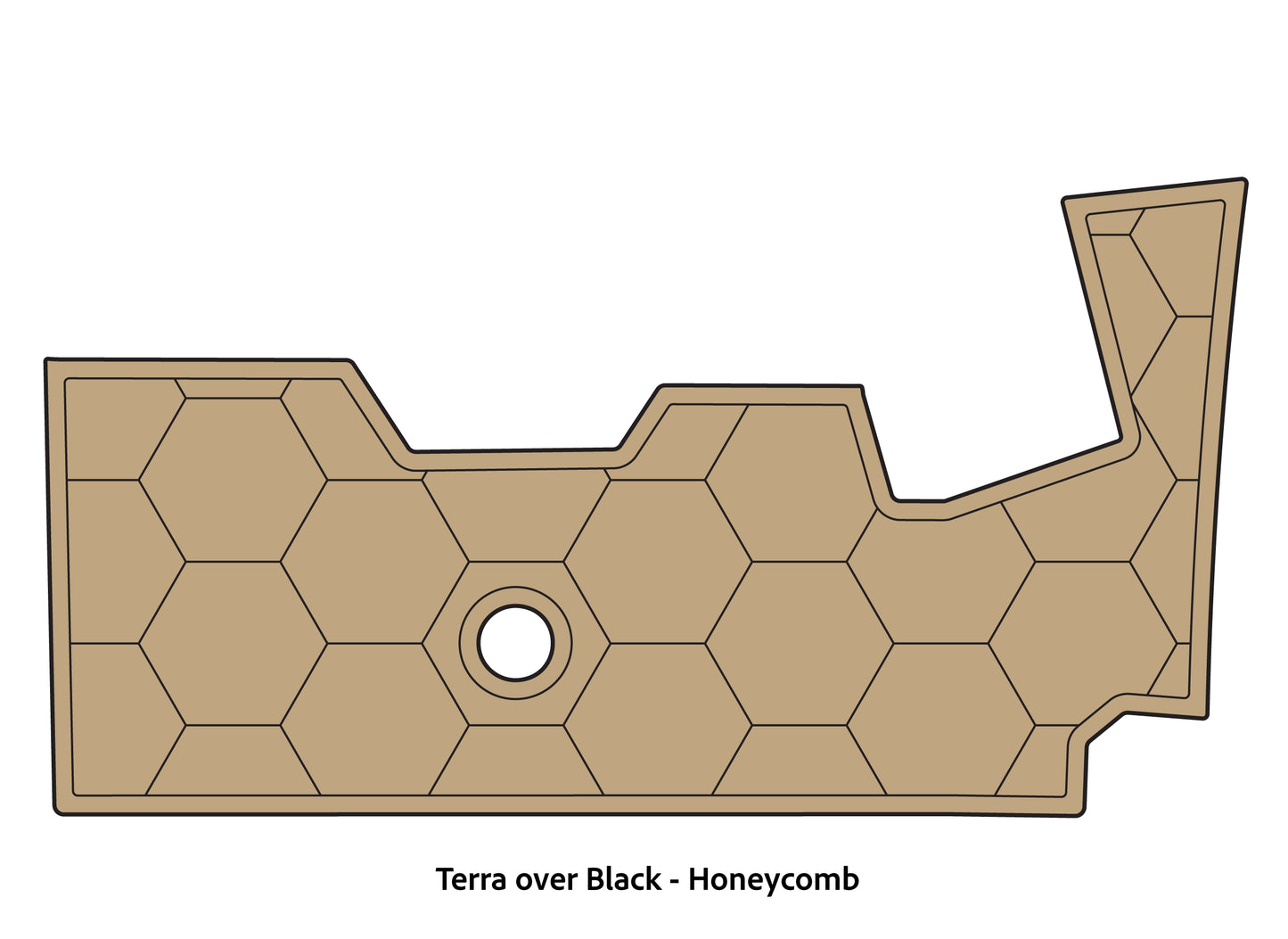 2018 Bass Cat Lynx Eva Foam Cockpit Mat