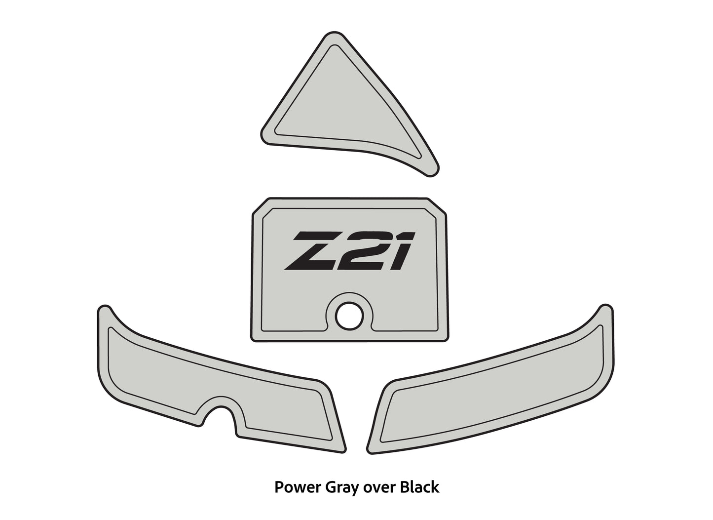 2023 Nitro Z21 XL Accessory Pad Set