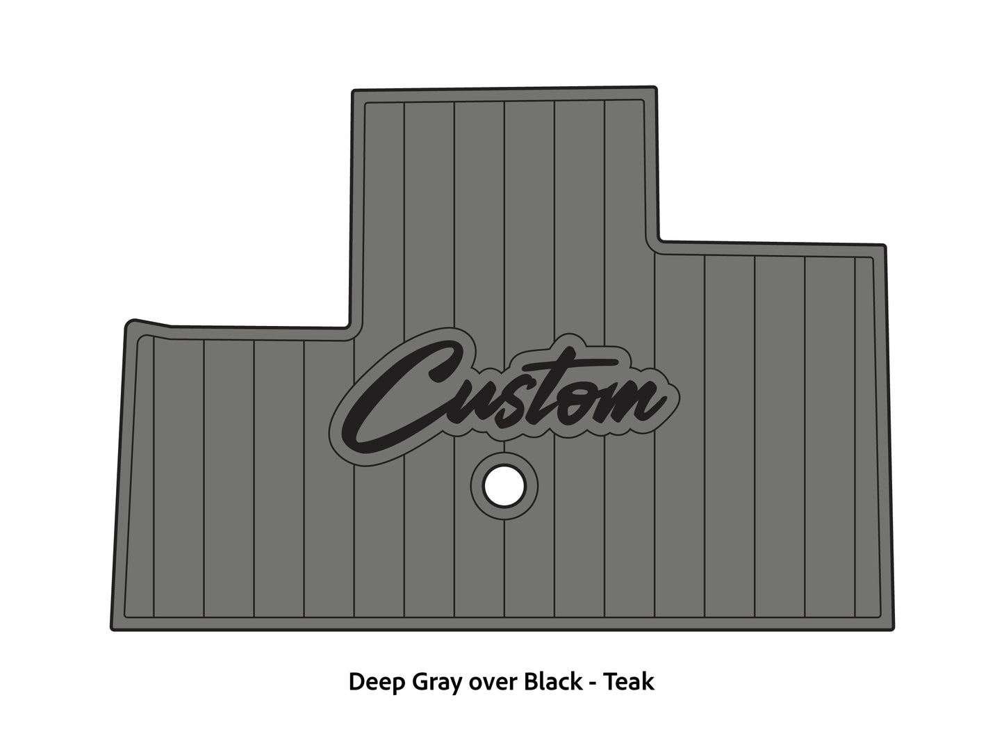 2000-2009 Bass Cat Sabre Eva Foam Cockpit Mat