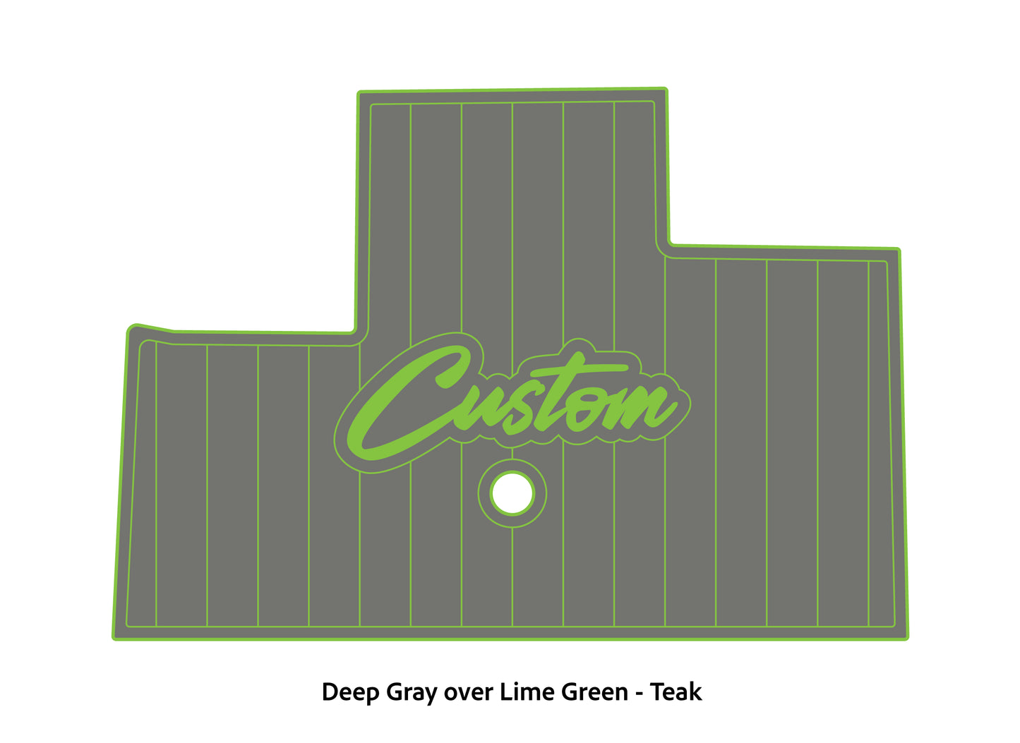 2000-2009 Bass Cat Sabre Eva Foam Cockpit Mat