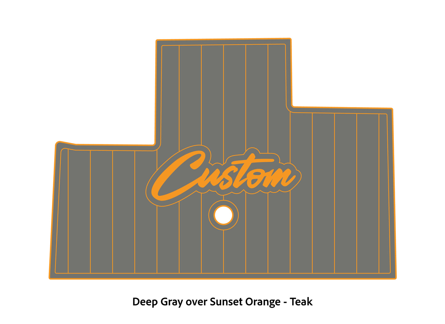2000-2009 Bass Cat Sabre Eva Foam Cockpit Mat