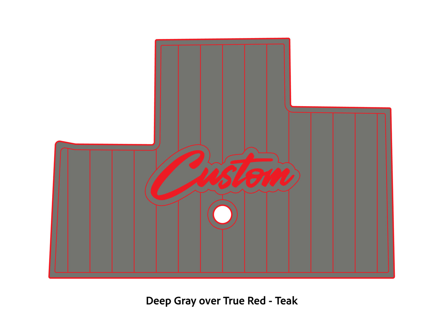2000-2009 Bass Cat Sabre Eva Foam Cockpit Mat