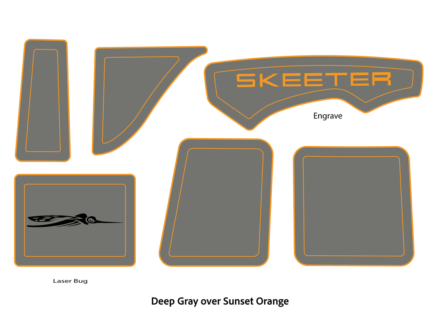2006-2014 Skeeter 20i Accessory Pad Set