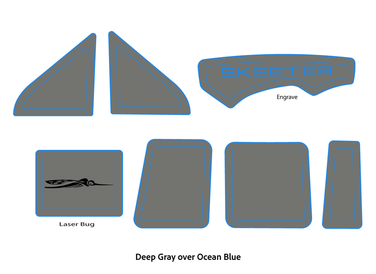 2010-2014 Skeeter 20i Accessory Pad Set