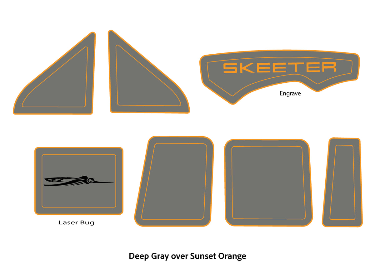 2010-2014 Skeeter 20i Accessory Pad Set