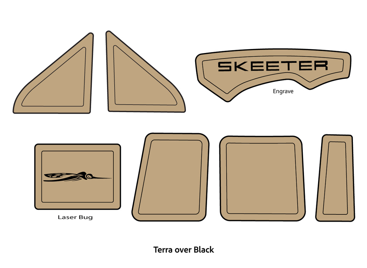 2010-2014 Skeeter 20i Accessory Pad Set