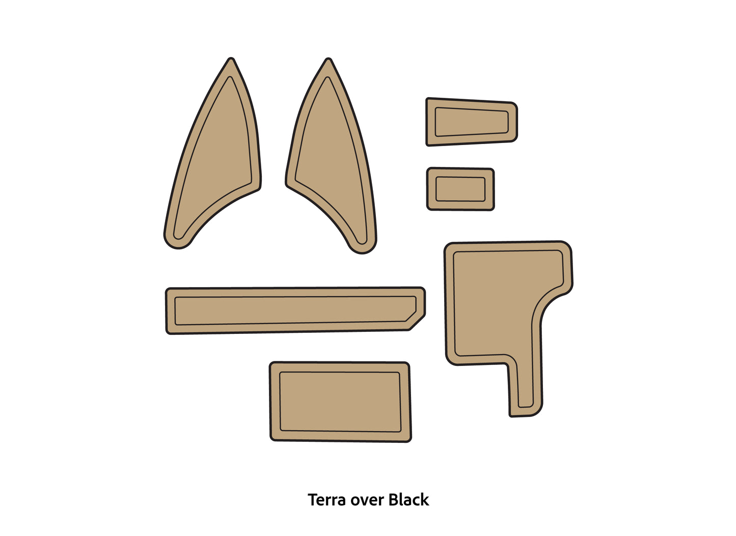 2010-2014 Triton 21 HP Elite EVA Foam Accessory Pads