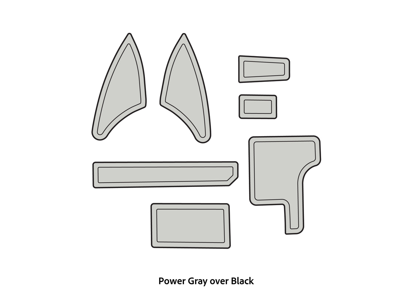 2010-2014 Triton 21 HP Elite EVA Foam Accessory Pads