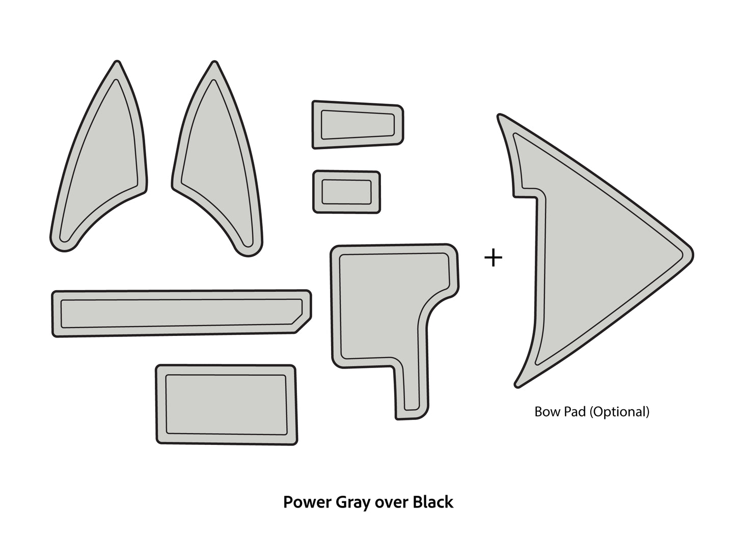 2010-2014 Triton 21 HP Elite EVA Foam Accessory Pads