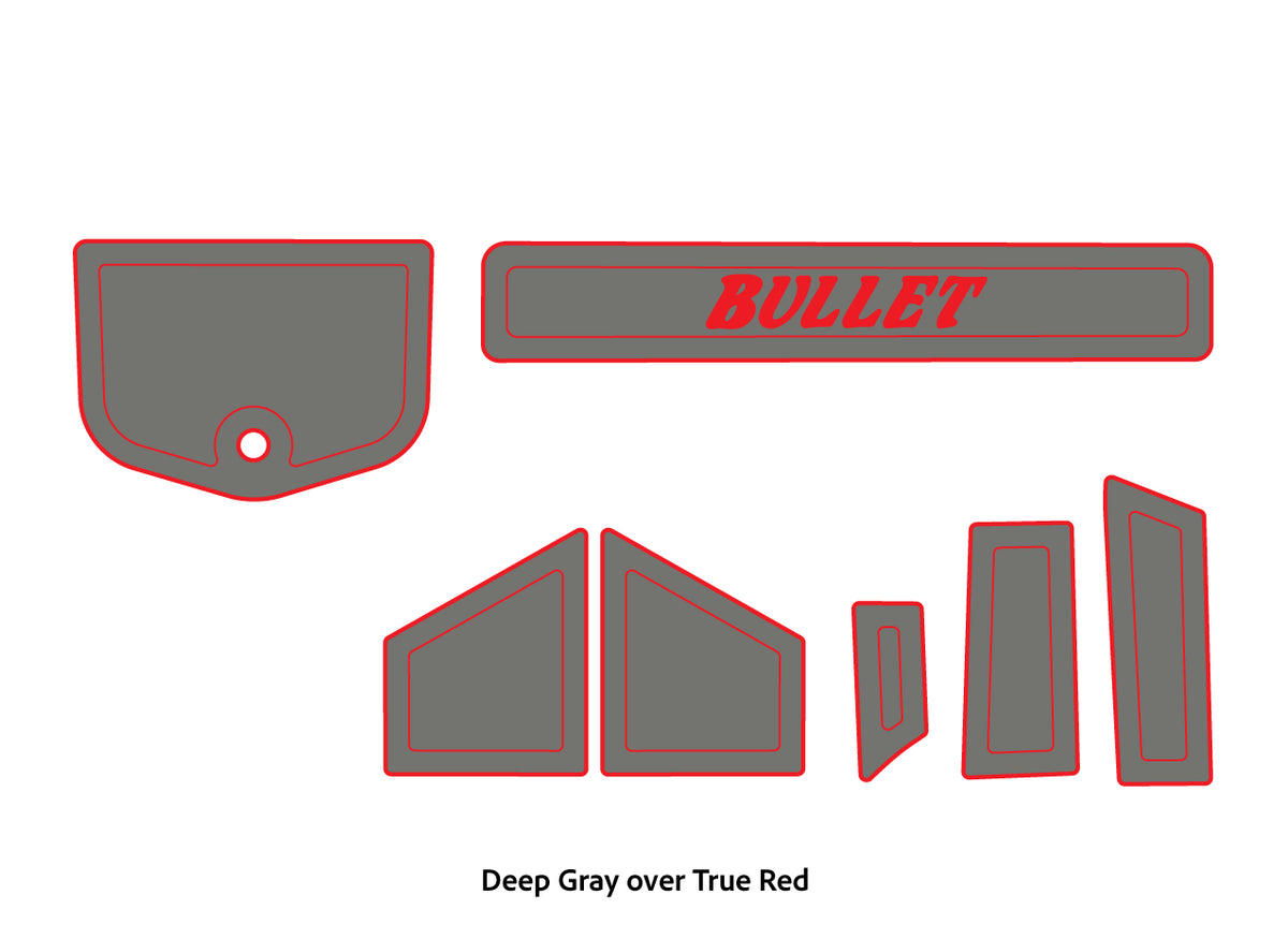2014-2018 Bullet 21XRS Accessory Pad Set