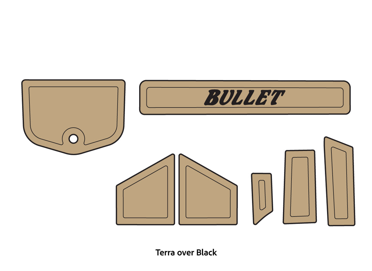 2014-2018 Bullet 21XRS Accessory Pad Set