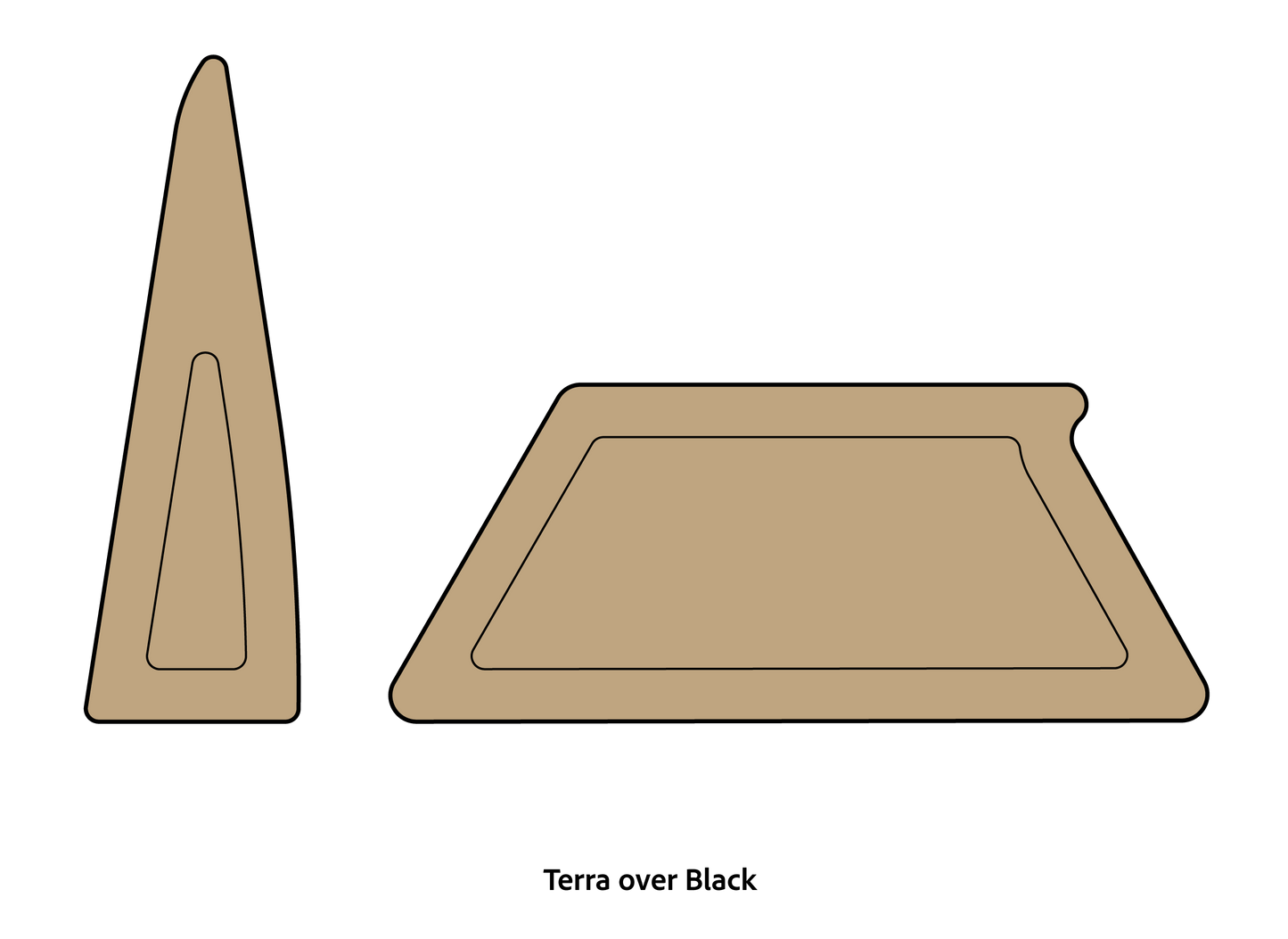 2021-2025 Ranger Z520-Z521 “R” Series Console Covers