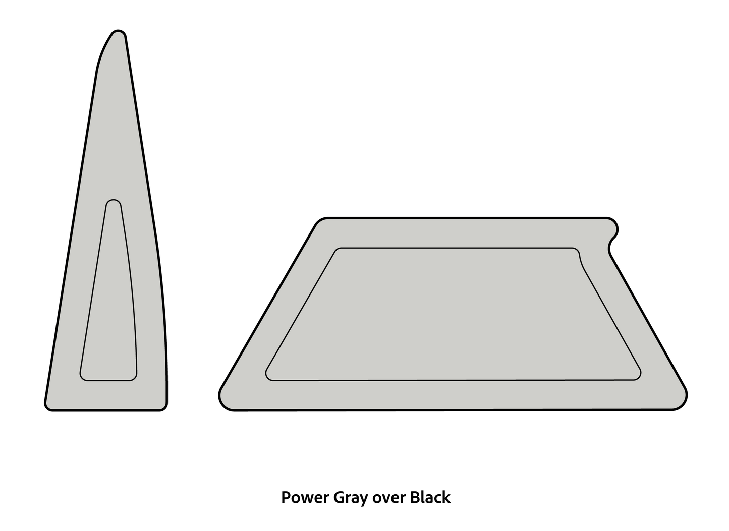 2021-2025 Ranger Z520-Z521 “R” Series Console Covers