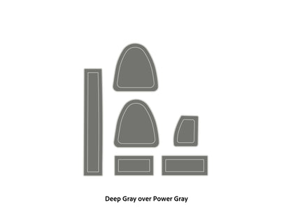 Dura-Deck Triton TR20 eva foam accessory set in deep gray over power gray