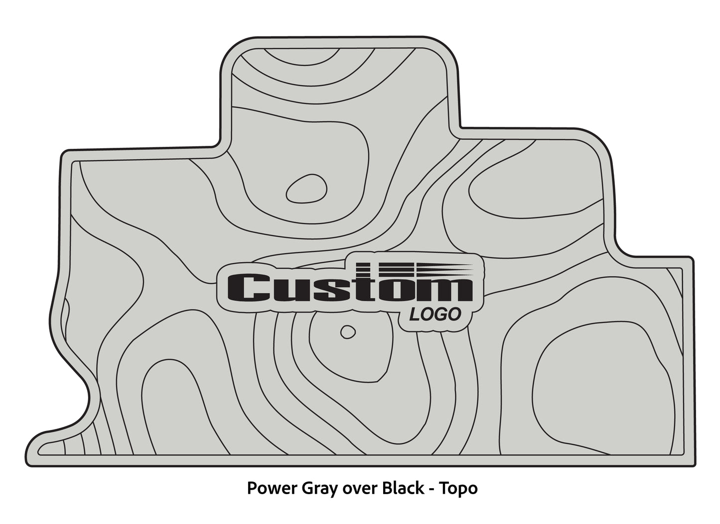 Dura-Deck Triton TR22 eva foam accessory pad set in power gray over black