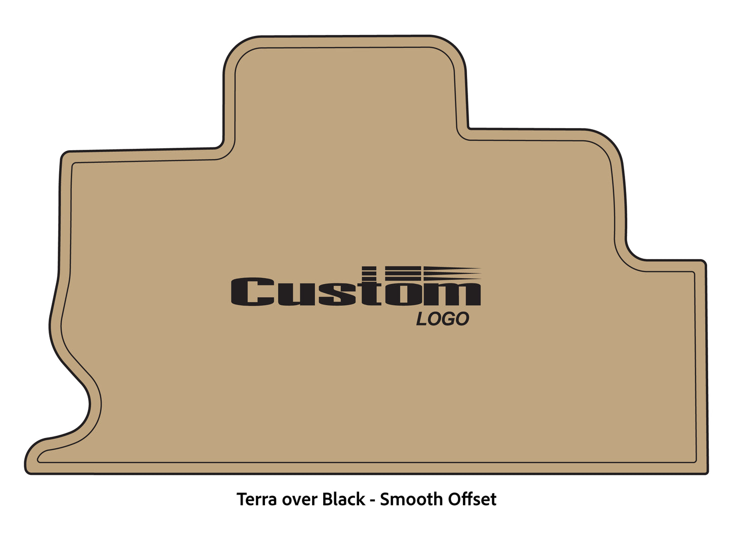 Dura-Deck Triton TR22 eva foam accessory pad set in terra over black smooth offset 