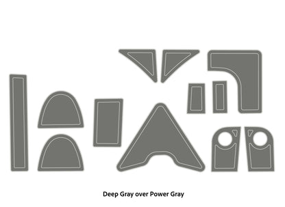Dura-Deck Triton TR22 eva foam accessory pad set in deep gray over power gray