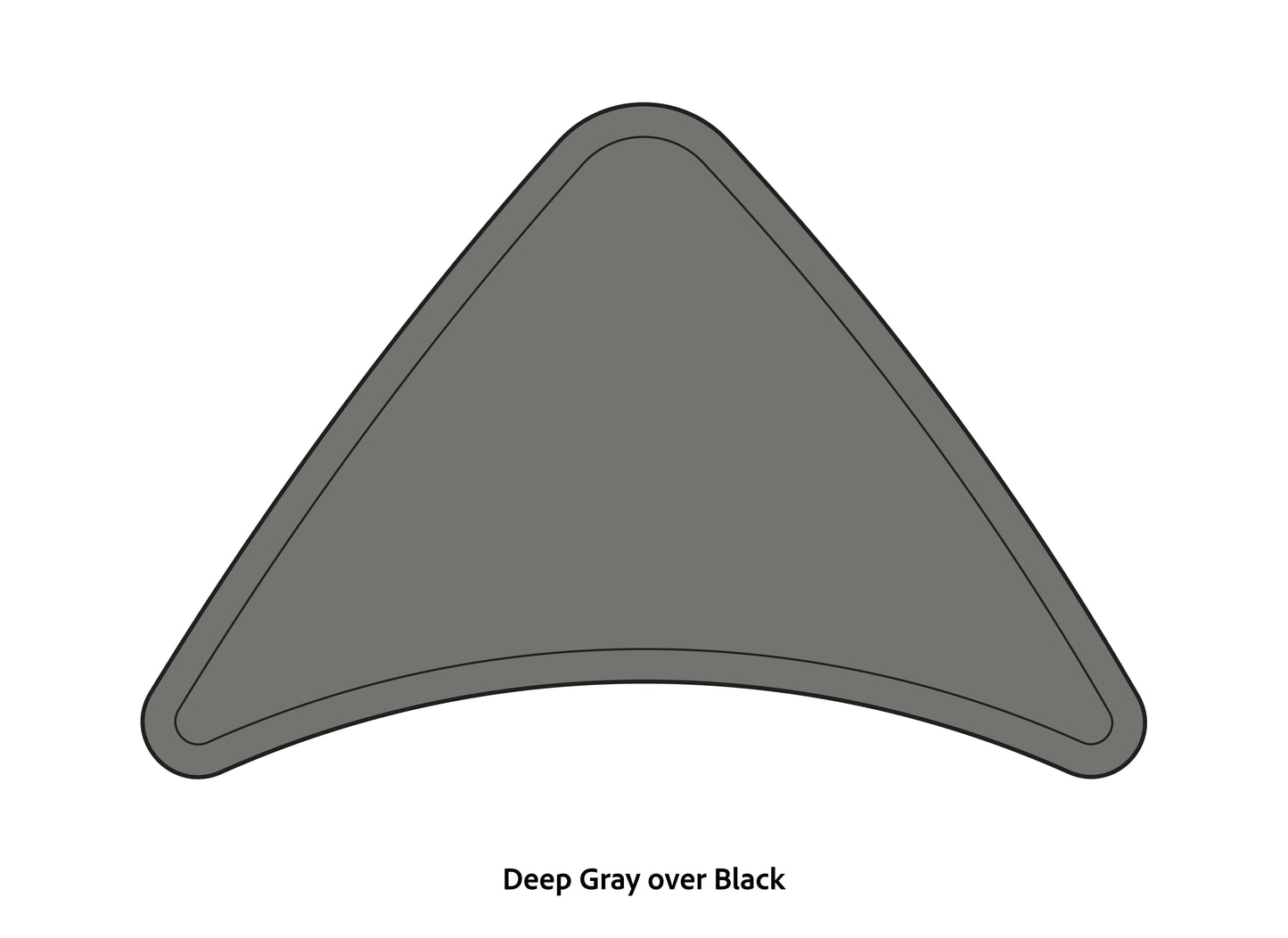 Dura-Deck Ranger Z20 EVA foam bow pad in deep gray over black
