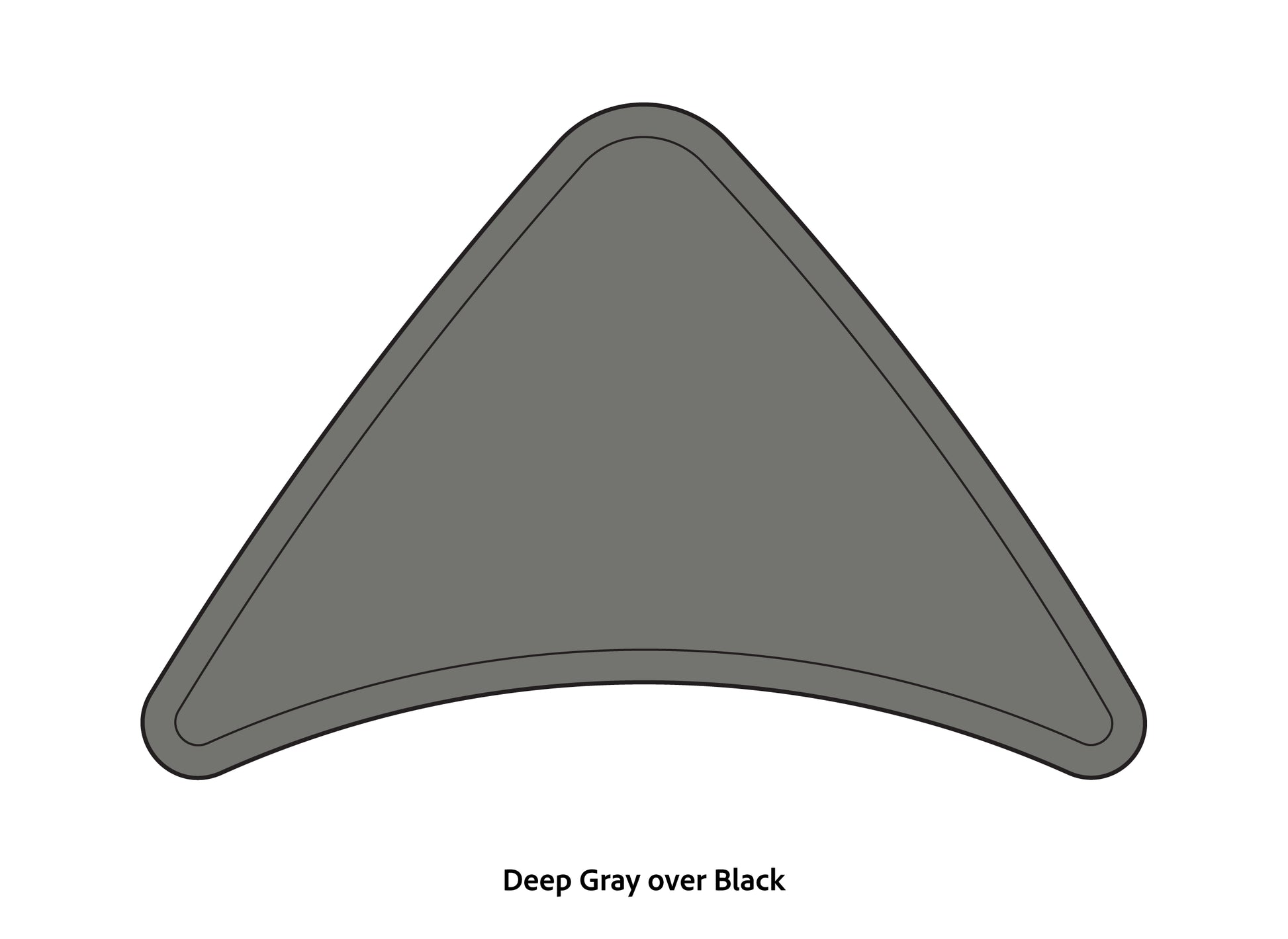 Dura-Deck Ranger Z20 EVA foam bow pad in deep gray over black