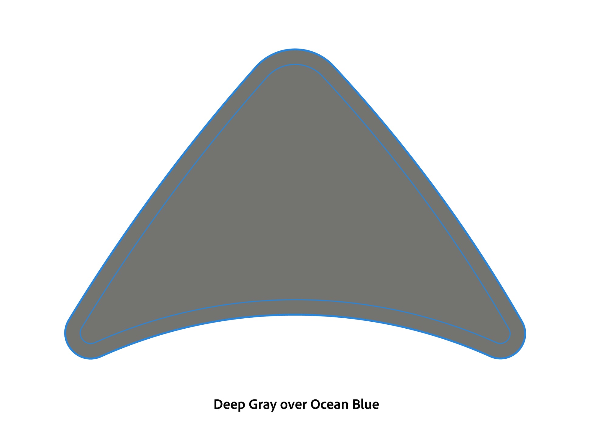 Dura-Deck Ranger Z20 EVA foam bow pad in deep gray over ocean blue