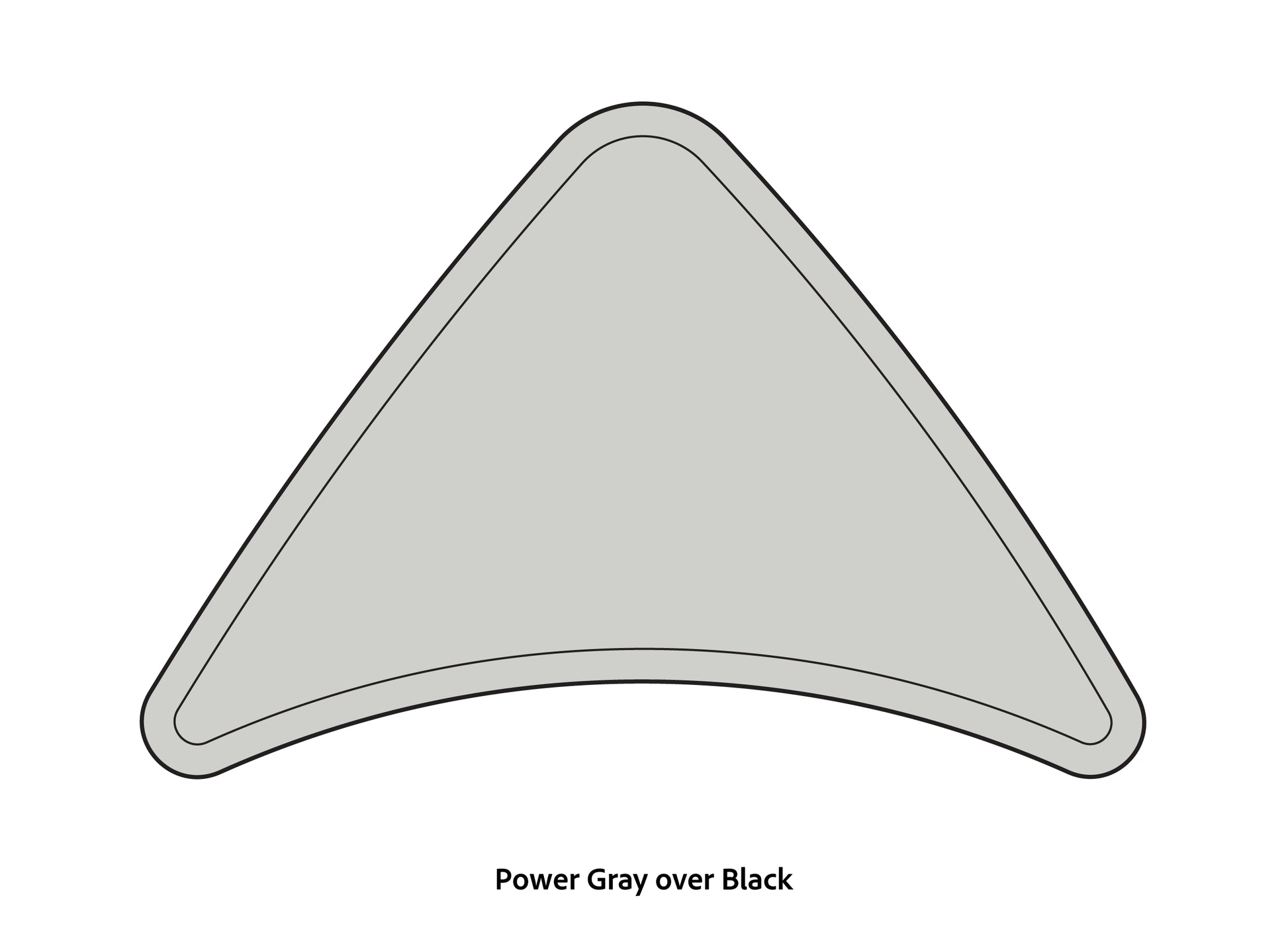 Dura-Deck Ranger Z20 EVA foam bow pad in power gray over black