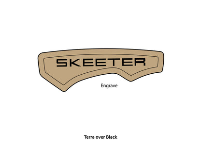Dura-Deck Skeeter custom eva foam bow pad in terra over black