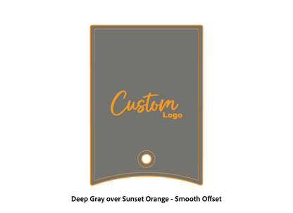 Dura-Deck Ranger 520c center locker  eva foam accessory set in deep gray over sunset orange smooth offset pattern