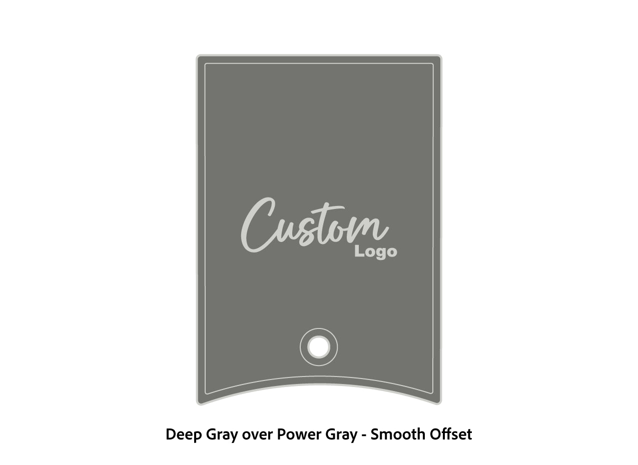Dura-Deck Ranger 520c center locker  eva foam accessory set in deep gray over power gray smooth offset pattern