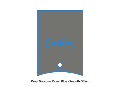 Dura-Deck Ranger 520c center locker  eva foam accessory set in deep gray over ocean blue smooth offset pattern