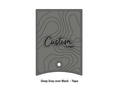 Dura-Deck Ranger 520c center locker  eva foam accessory set in deep gray over black  topo pattern