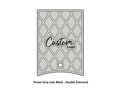Dura-Deck Ranger 520c center locker  eva foam accessory set in power gray over black double diamond pattern