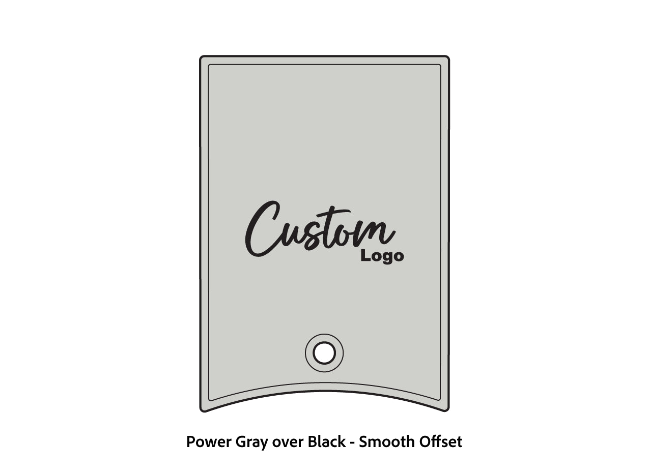 Dura-Deck Ranger 520c center locker  eva foam accessory set in power gray over black smooth offset pattern