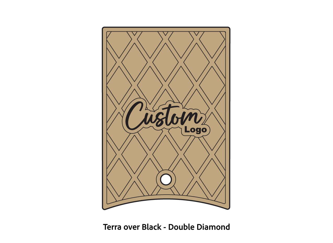 Dura-Deck Ranger 520c center locker  eva foam accessory set in terra over black double diamond pattern