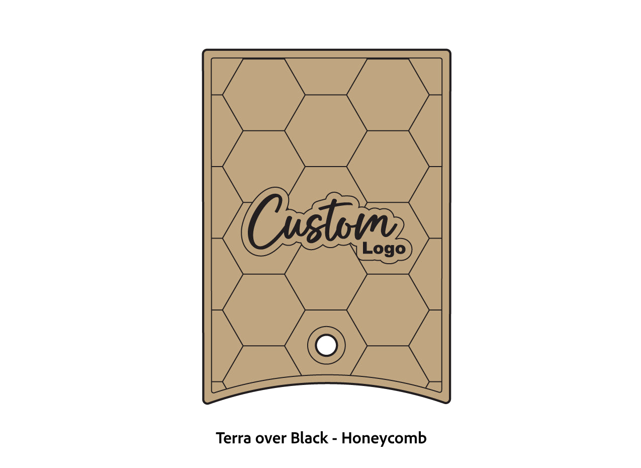 Dura-Deck Ranger 520c center locker  eva foam accessory set in terra over black honeycomb pattern
