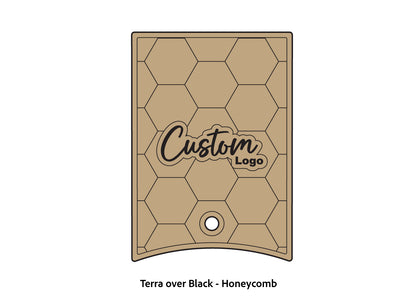Dura-Deck Ranger 520c center locker  eva foam accessory set in terra over black honeycomb pattern