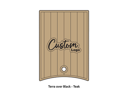 Dura-Deck Ranger 520c center locker  eva foam accessory set in terra over black teak pattern