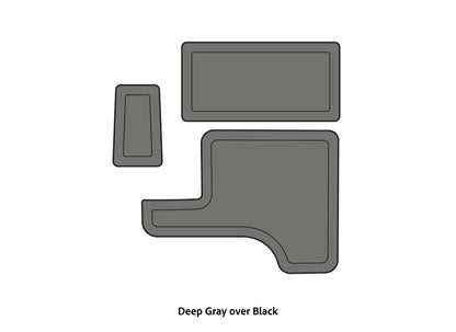 Dura-Deck Triton 179trx eva foam accessory pad set in deep gray over black