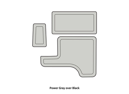 Dura-Deck Triton 179TRX EVA foam accessory pad set power gray over black