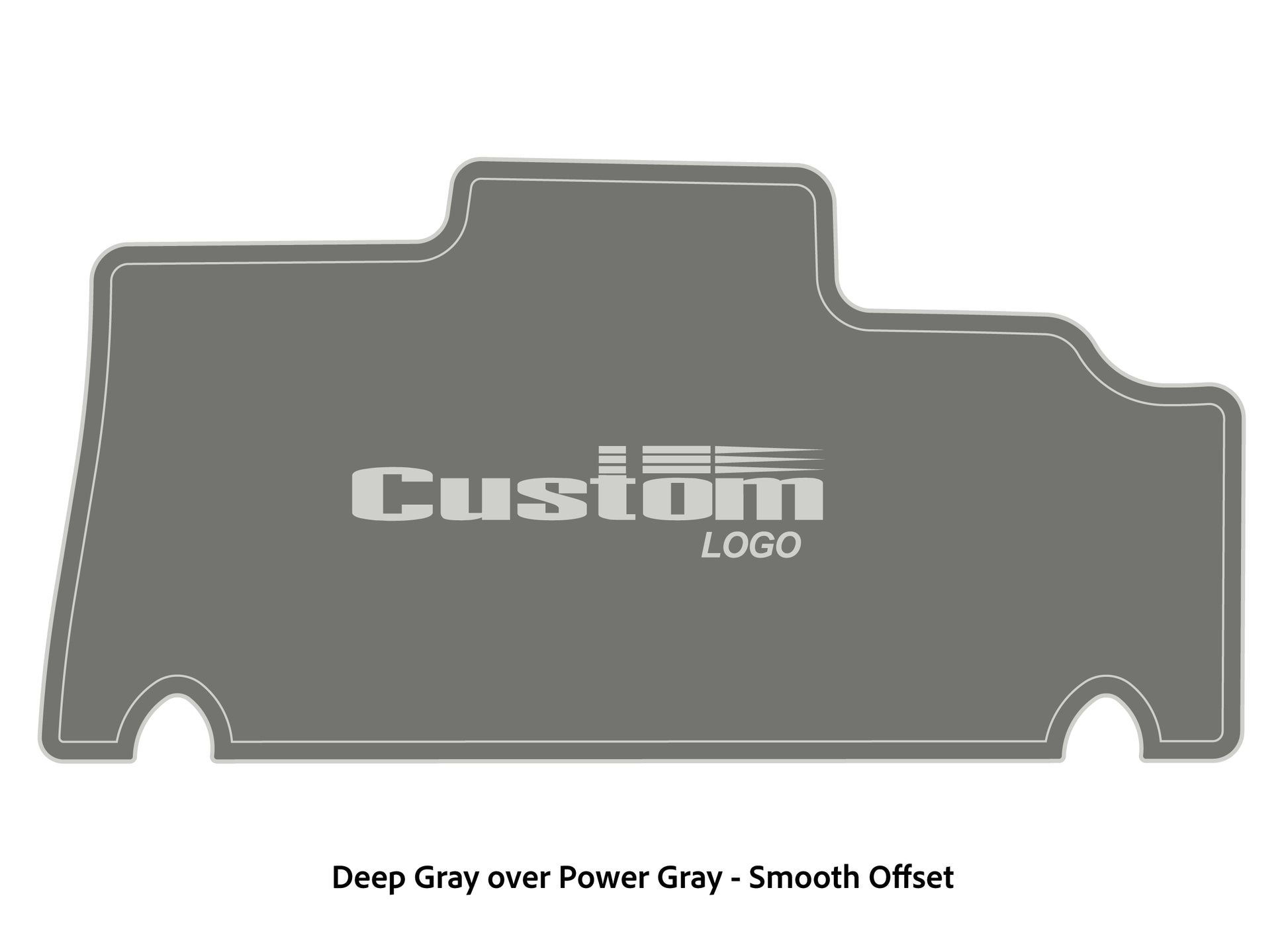 Dura-deck Triton 179TRX custom EVA foam bass boat flooring in deep gray over power gray smooth offset pattern