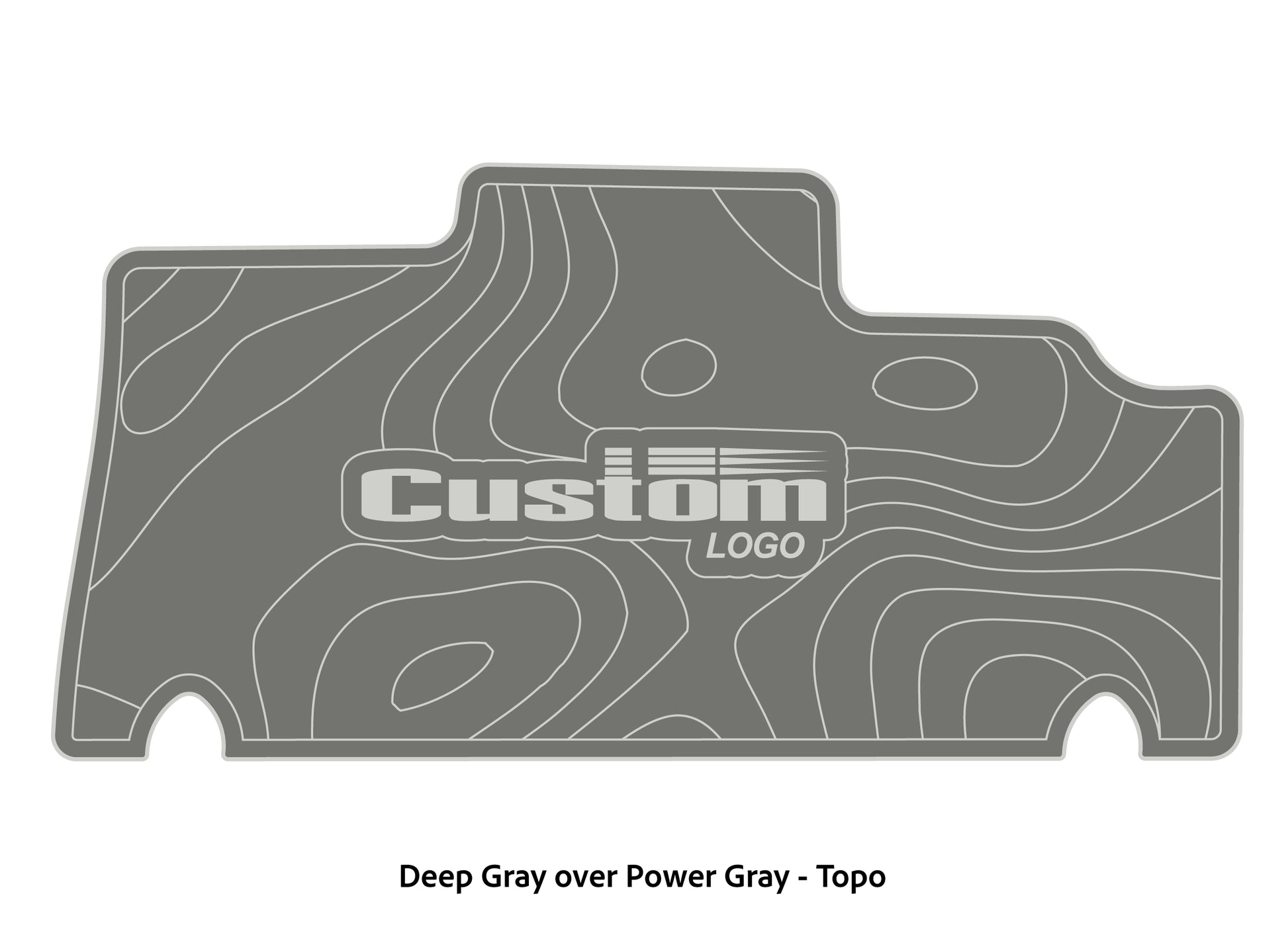 Dura-deck Triton 179TRX custom EVA foam bass boat flooring in deep gray over power gray topo pattern