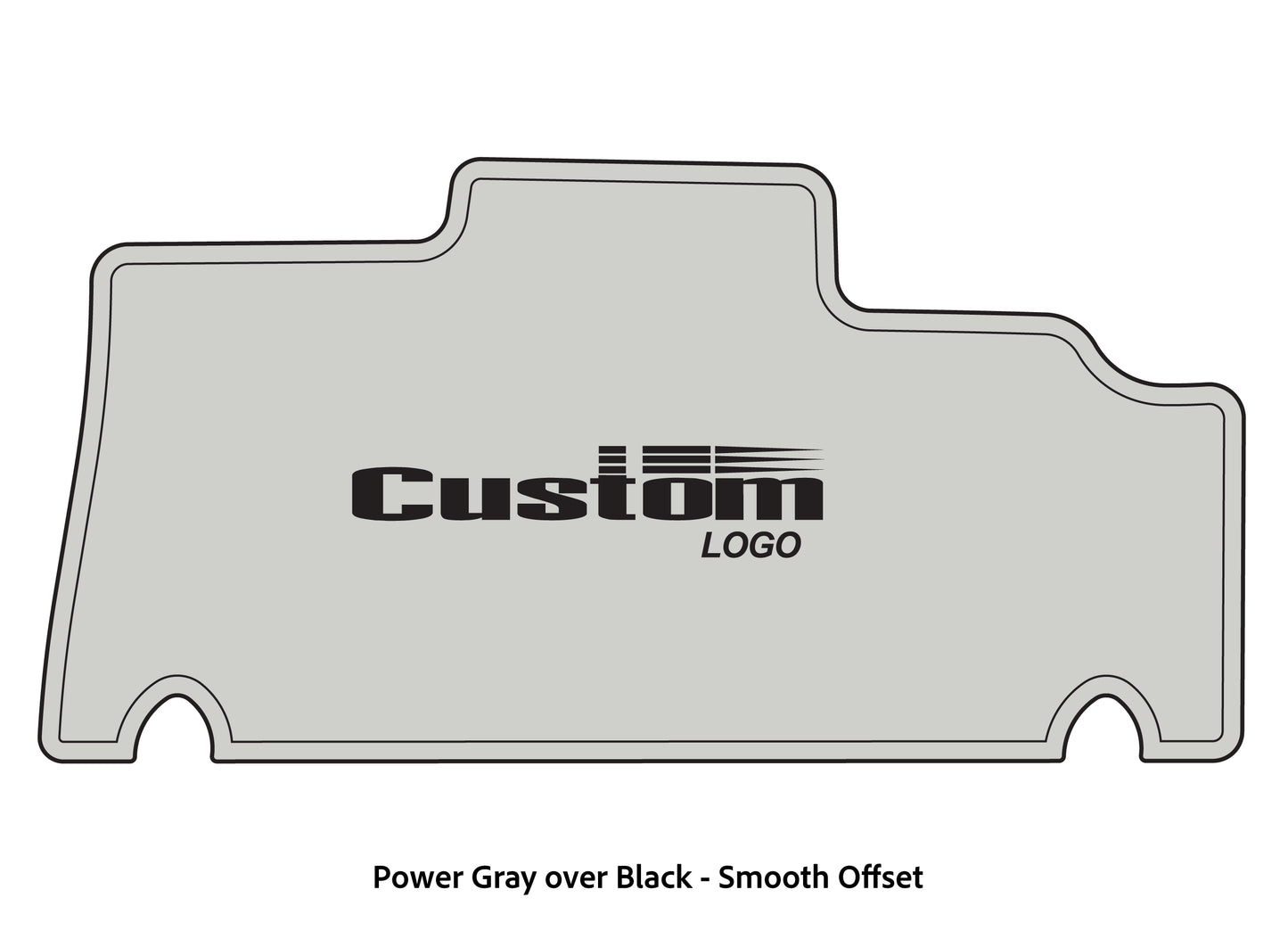 Dura-deck Triton 179trx custom EVA foam bass boat flooring in power gray over black smooth offset pattern