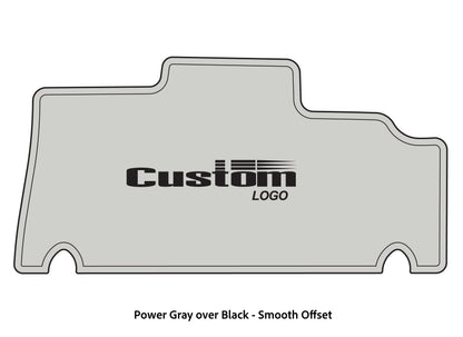 Dura-deck Triton 179trx custom EVA foam bass boat flooring in power gray over black smooth offset pattern